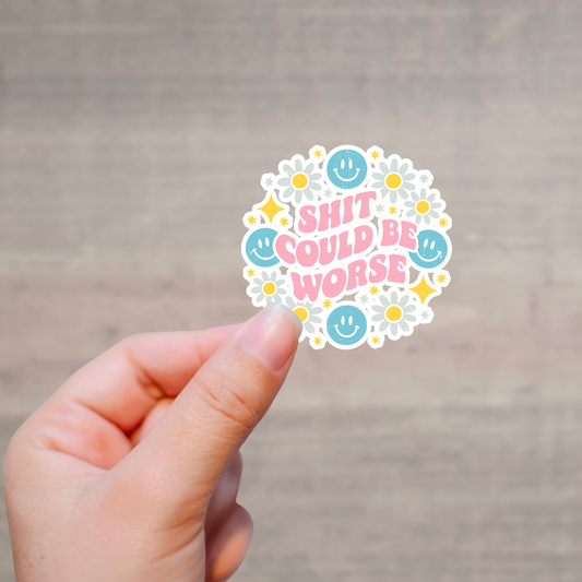 Shit Could Be Worse Sticker